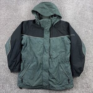 Columbia Bugaboo Fleece Interchange Jacket Women's Large Green 3-in-1 Delta